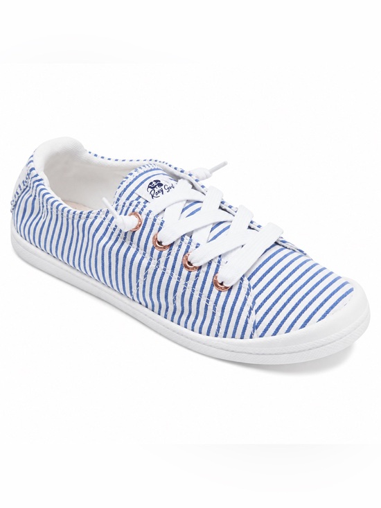 Roxy Shoes - Roxy Blue White Stripe Sneakers size 7.5